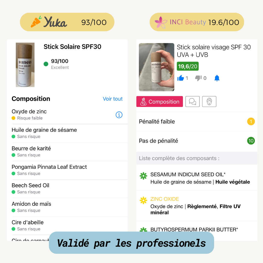 Stick Solaire 100% Naturel